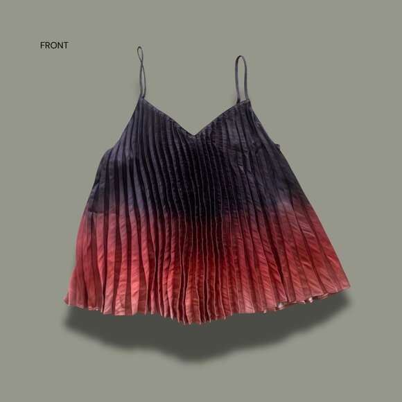 Ombre Pleated Tank - Picture 3 of 4